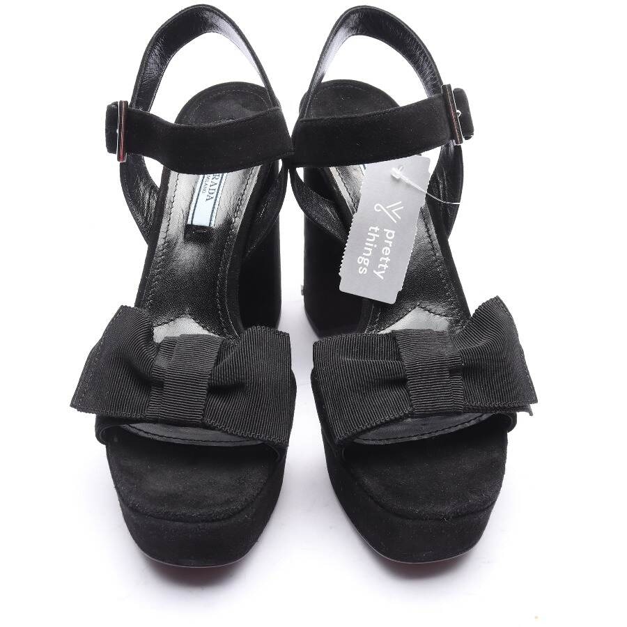Image 2 of Heeled Sandals EUR 39.5 Black in color Black | Vite EnVogue