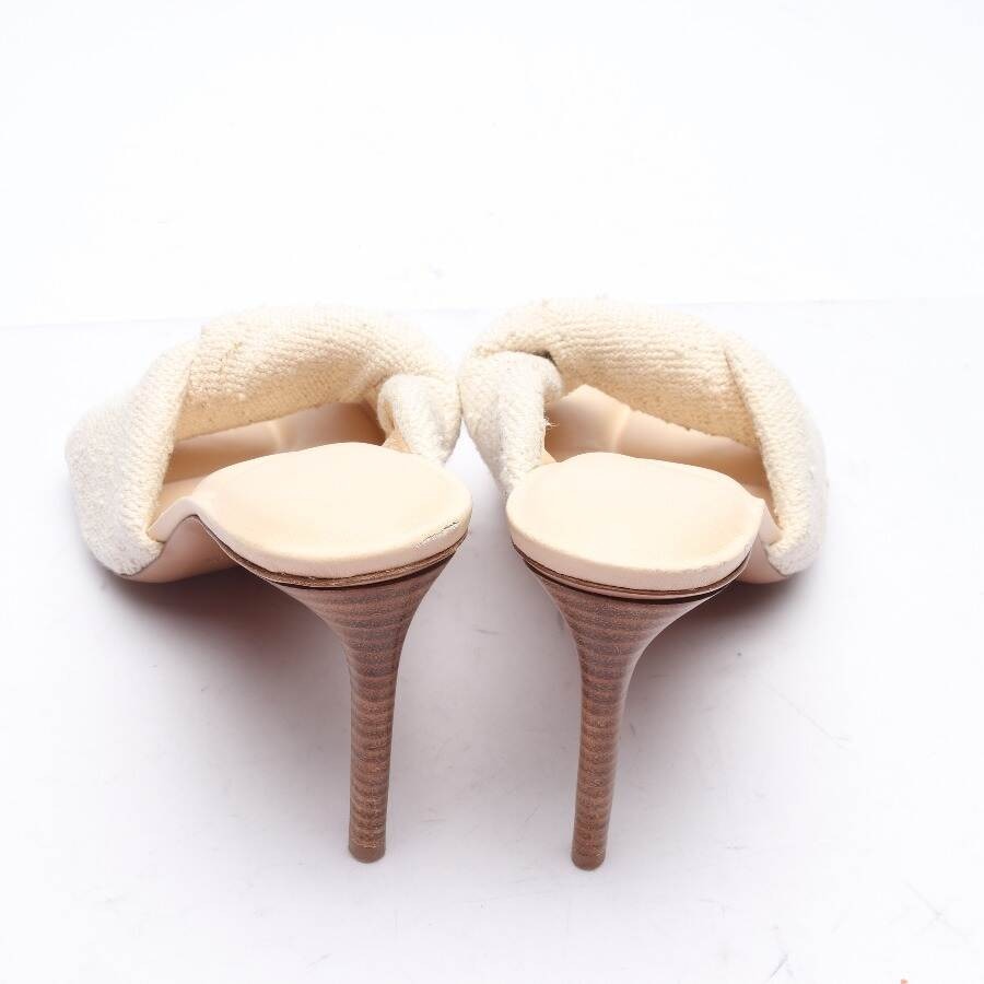 Image 3 of Heeled Sandals EUR 40 Beige in color White | Vite EnVogue