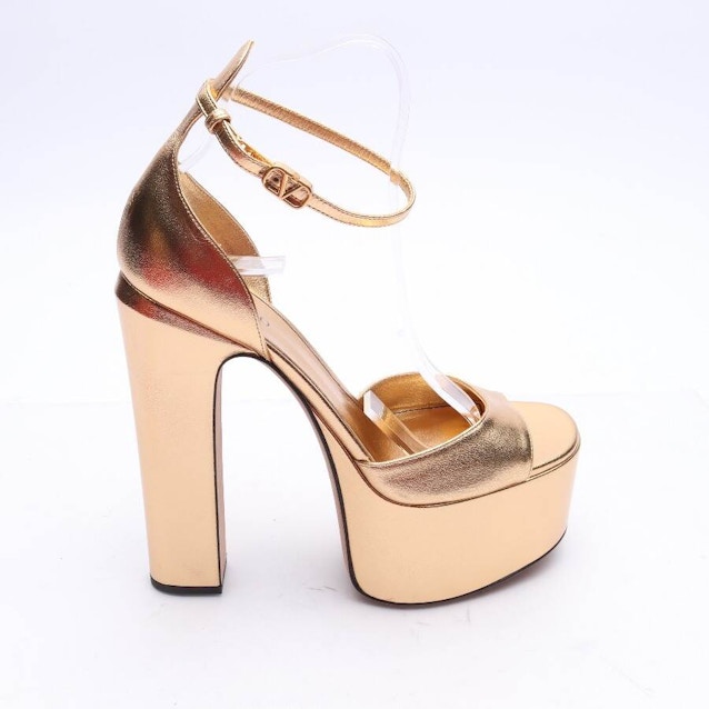 Image 1 of Heeled Sandals EUR 39 Gold | Vite EnVogue