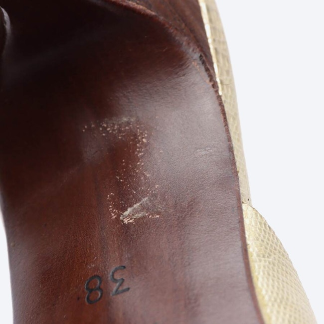 Image 5 of Heeled Sandals EUR38 Gold in color Metallic | Vite EnVogue
