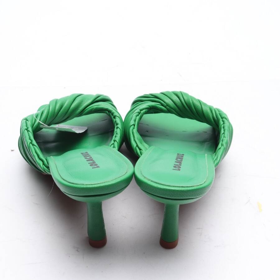 Image 3 of Heeled Sandals EUR 39 Green in color Green | Vite EnVogue