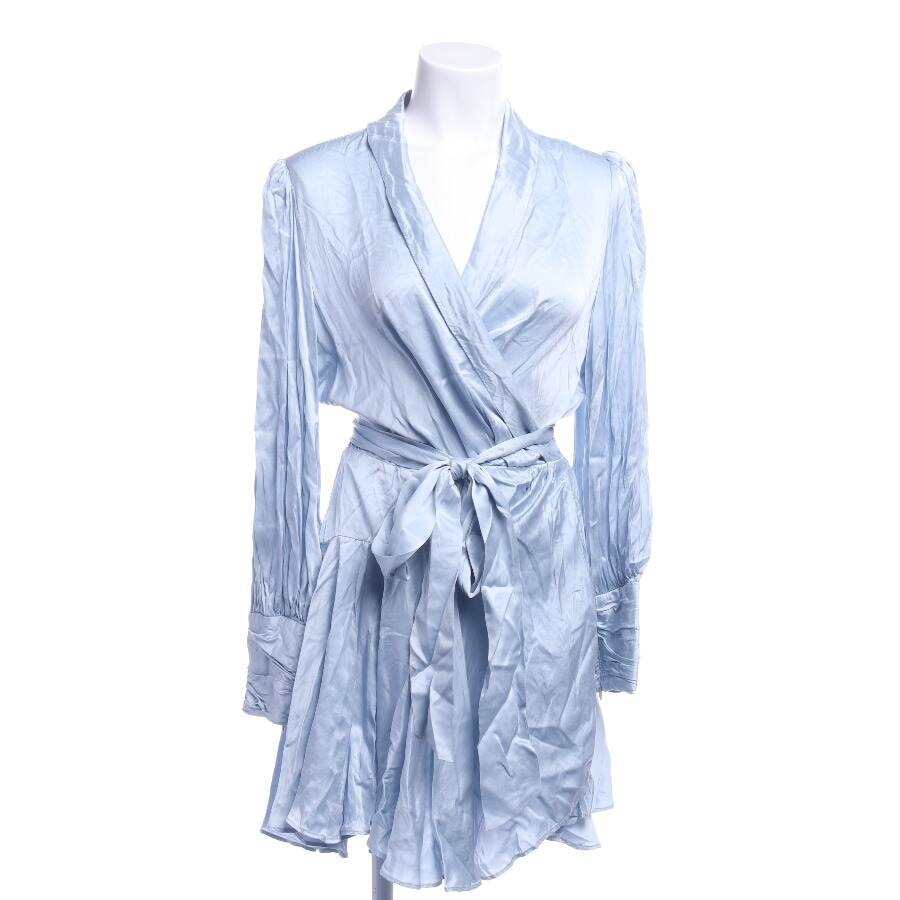Image 1 of Silk Dress 42 Light Blue in color Blue | Vite EnVogue