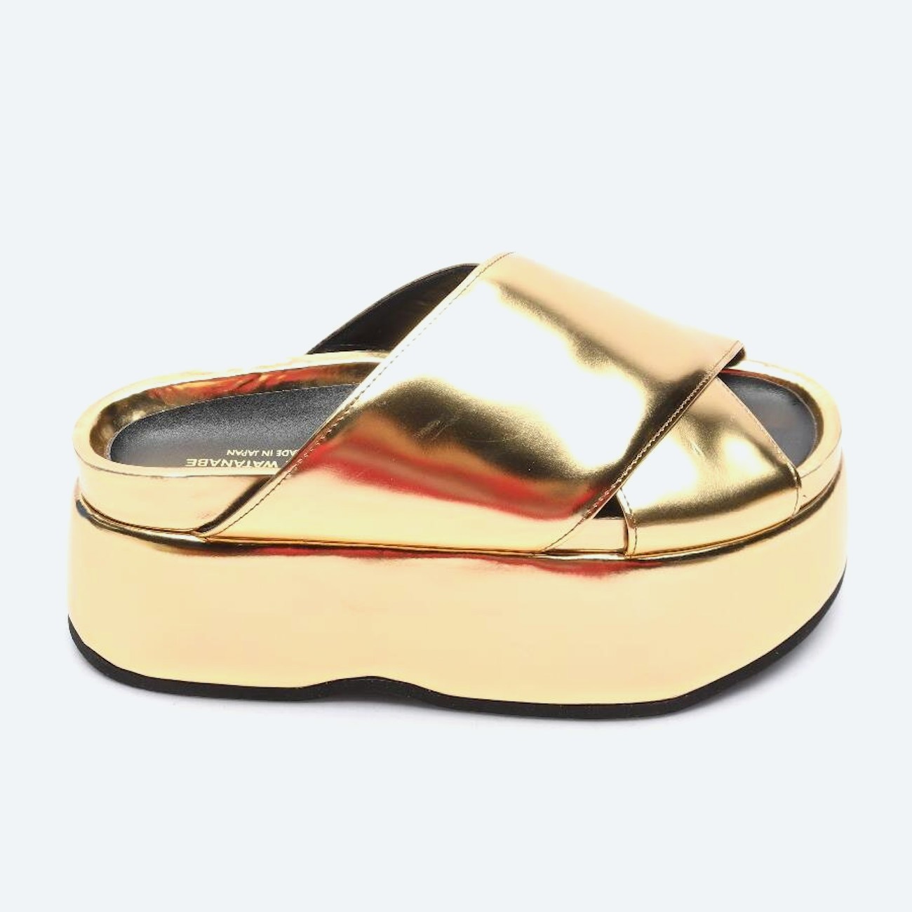 Image 1 of Platform Sandals EUR 36 Gold in color Metallic | Vite EnVogue