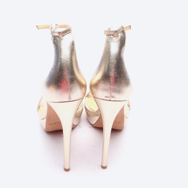 Image 3 of Heeled Sandals EUR 37.5 Gold in color Metallic | Vite EnVogue