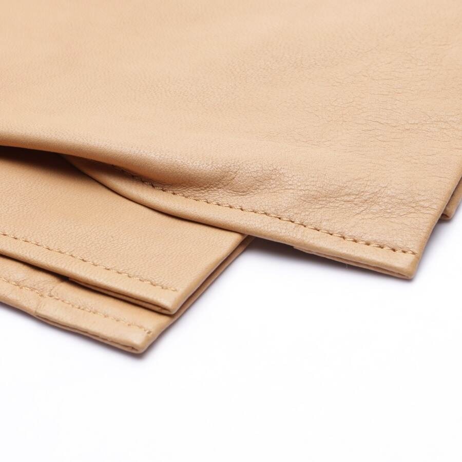 Image 3 of Leather Pants L Camel in color Brown | Vite EnVogue