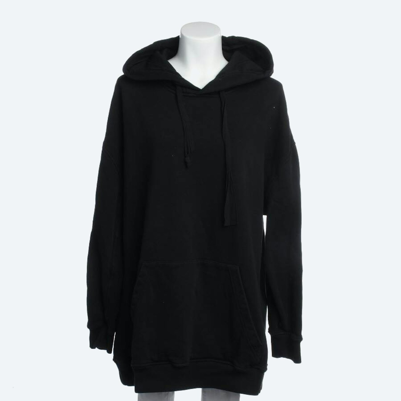 Image 1 of Hooded Sweatshirt L Black in color Black | Vite EnVogue