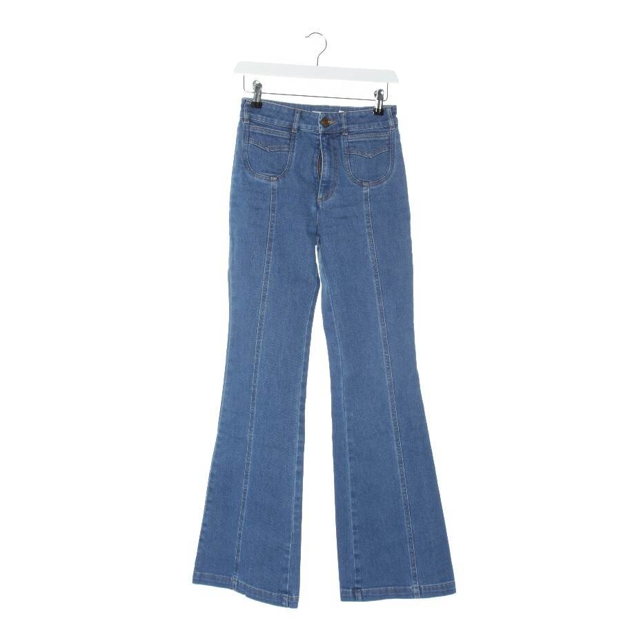 Image 1 of Jeans Flared W24 Blue in color Blue | Vite EnVogue