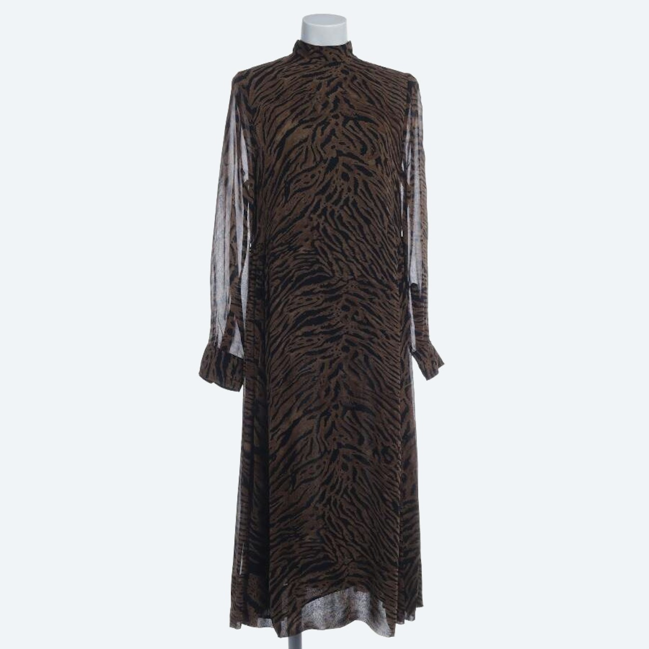 Image 1 of Dress 40 Dark Brown in color Brown | Vite EnVogue
