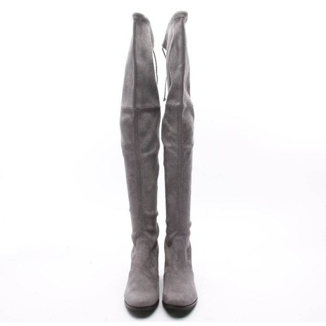 Overknee Boots EUR 39 Gray | Vite EnVogue
