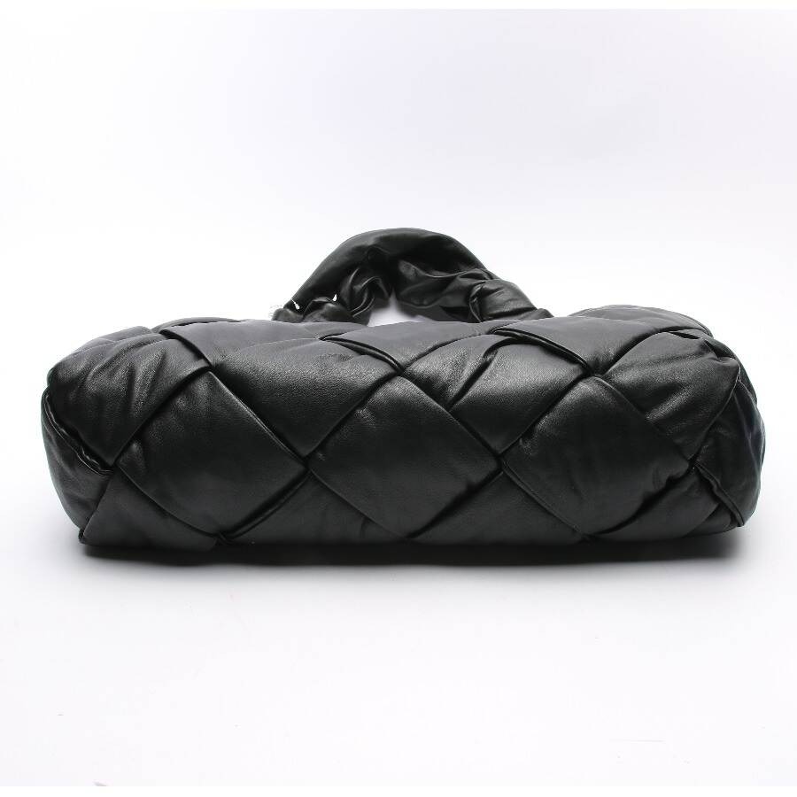 Image 3 of Padded Intrecciato Shoulder Bag Black in color Black | Vite EnVogue