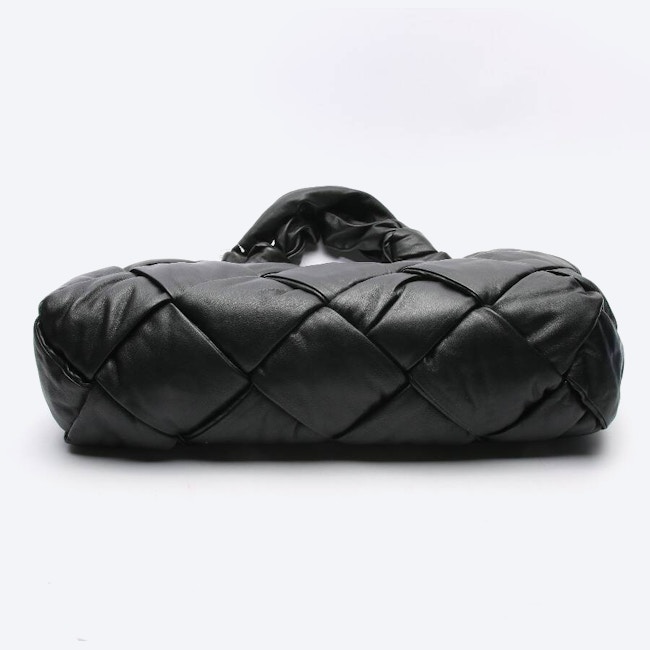 Image 3 of Padded Intrecciato Shoulder Bag Black in color Black | Vite EnVogue