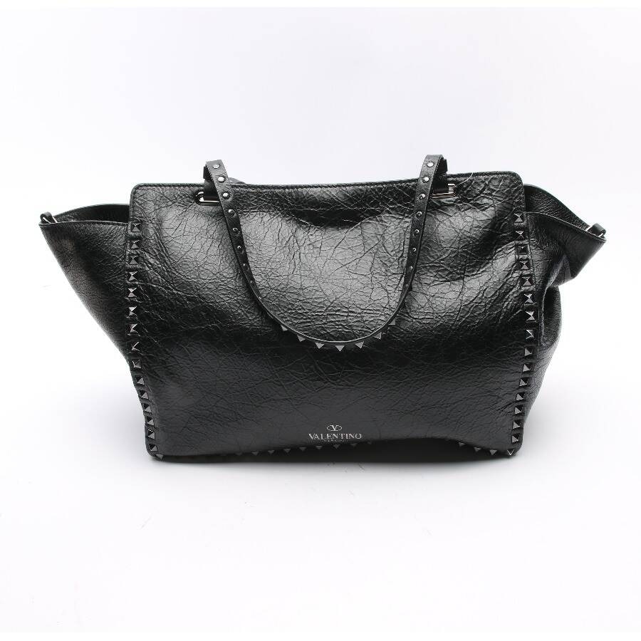 Image 2 of Rockstud Shopper Black in color Black | Vite EnVogue
