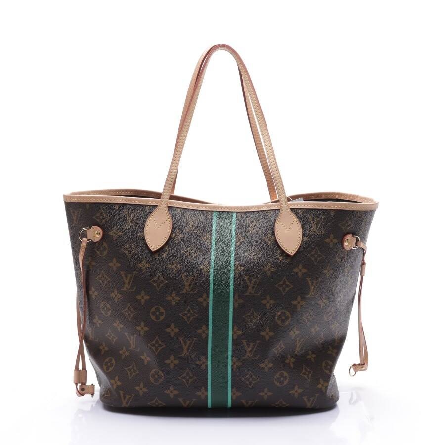 Image 2 of Neverfull MM Shopper Brown in color Brown | Vite EnVogue