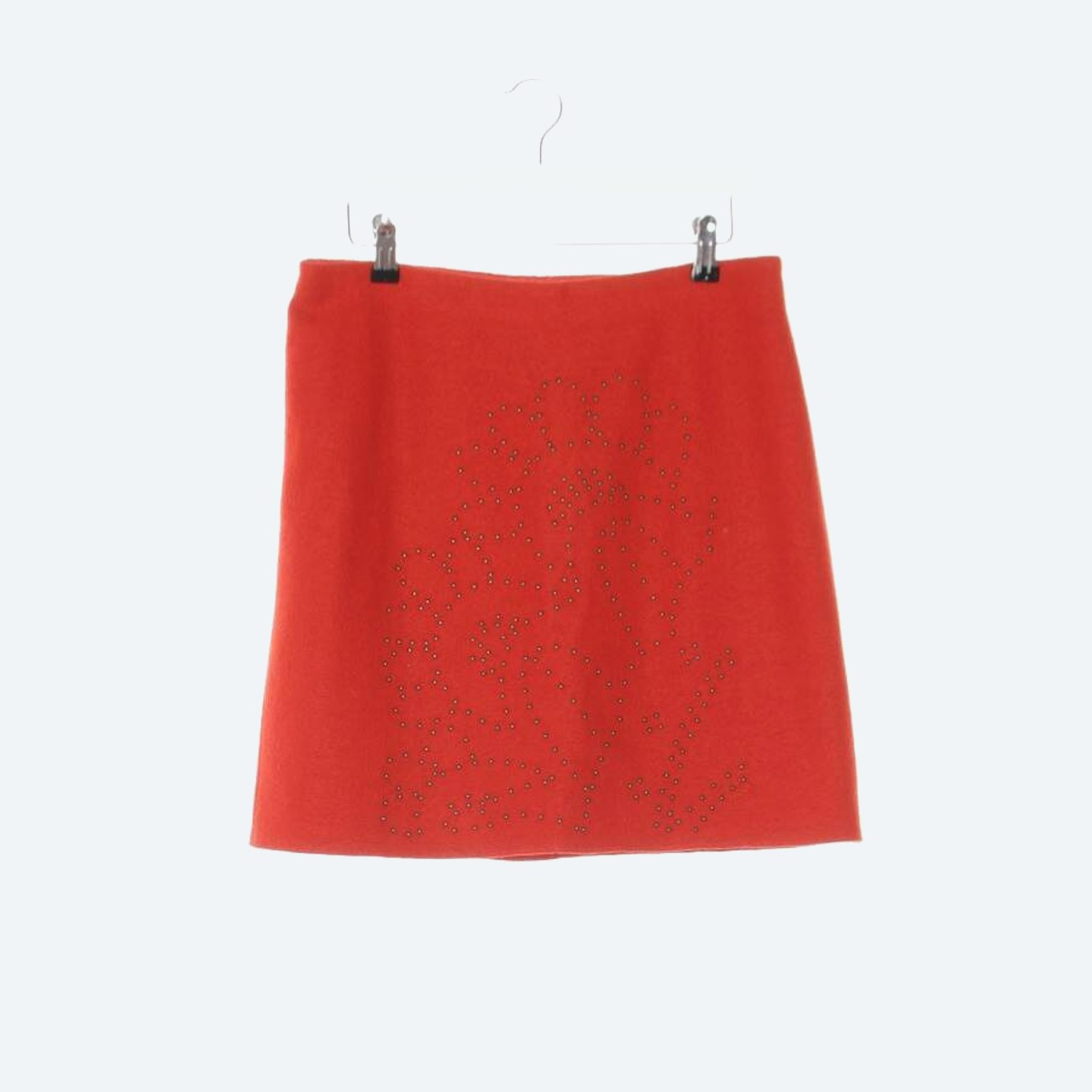 Image 1 of Wool Skirt 40 Dark Orange in color Orange | Vite EnVogue