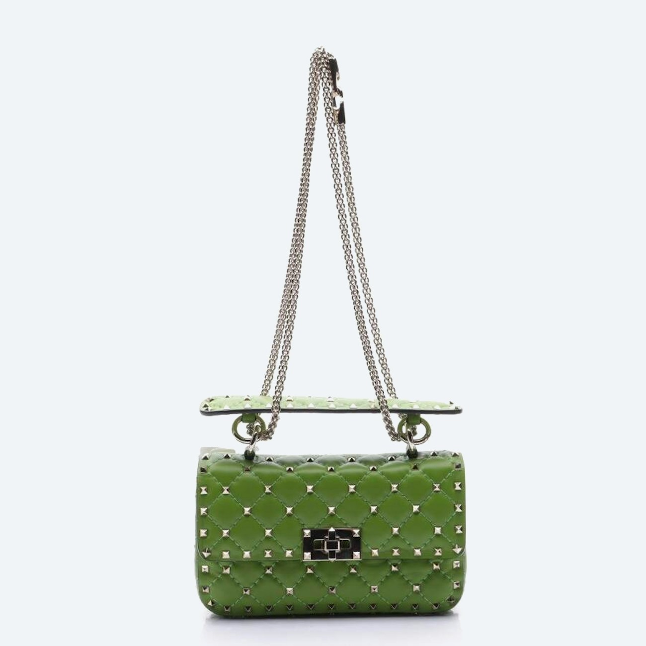 Image 1 of Rockstud Crossbody Bag Green in color Green | Vite EnVogue