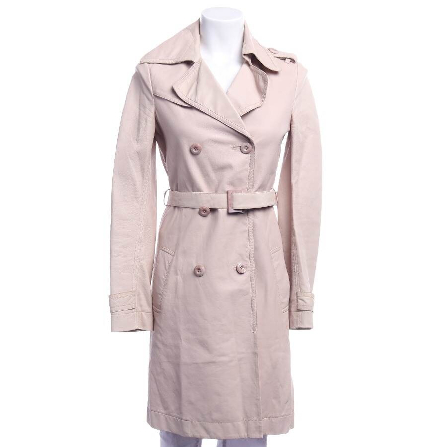 Image 1 of Leather Coat 38 Nude in color Pink | Vite EnVogue