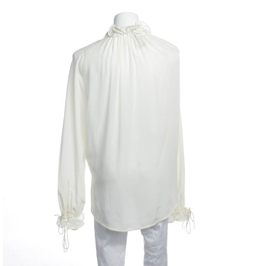 Image 2 of Silk Shirt 32 Cream in color White | Vite EnVogue