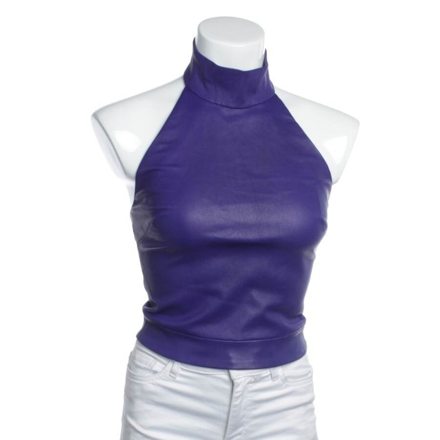 Image 1 of Leather Top S Blue | Vite EnVogue