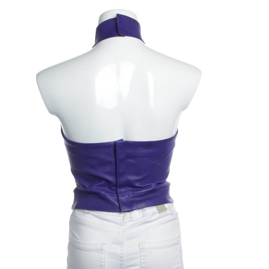 Image 2 of Leather Top S Blue in color Blue | Vite EnVogue