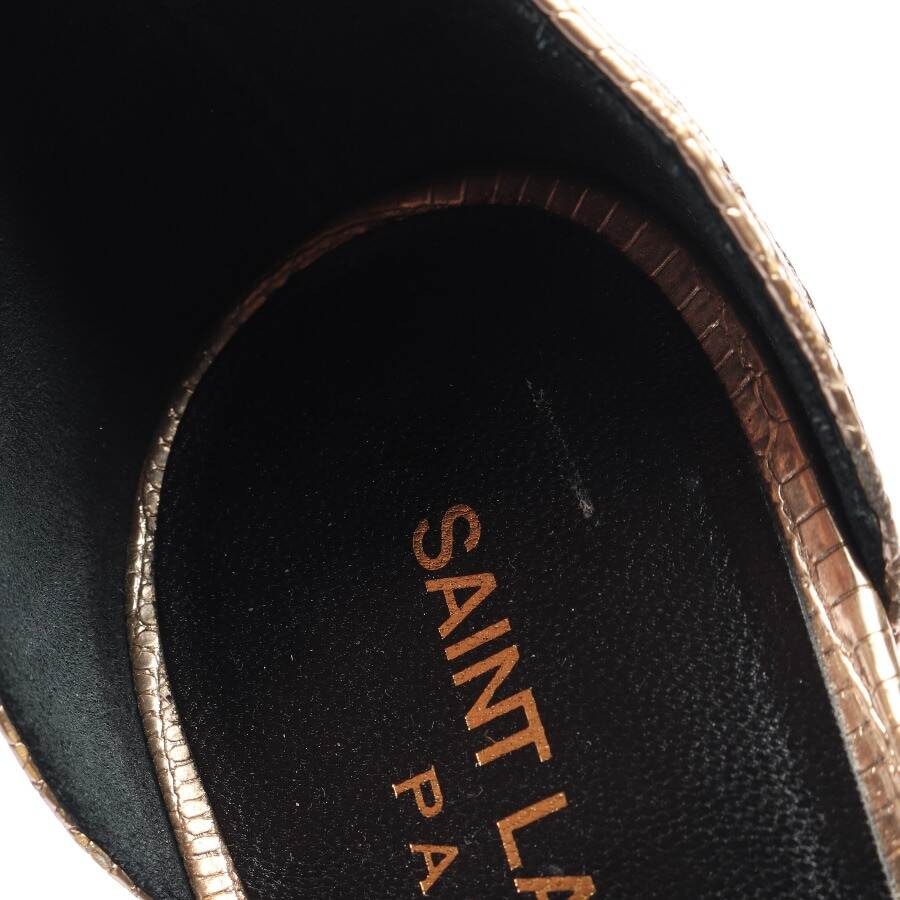 Image 6 of Heeled Sandals EUR 37 Gold in color Metallic | Vite EnVogue