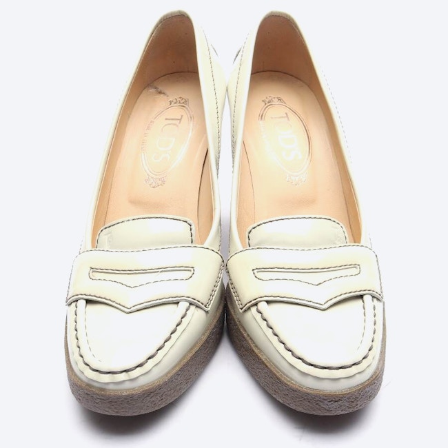 Image 2 of High Heels EUR38 Cream in color White | Vite EnVogue