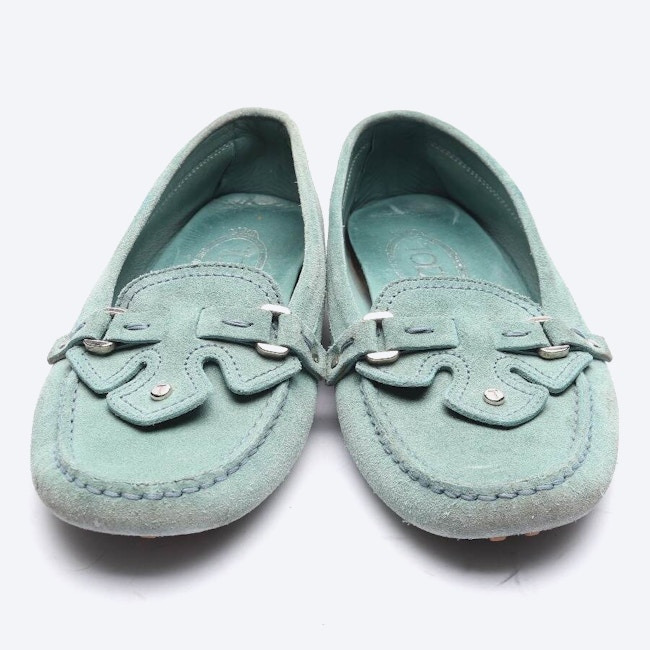 Image 2 of Loafers EUR 37 Turquoise in color Blue | Vite EnVogue