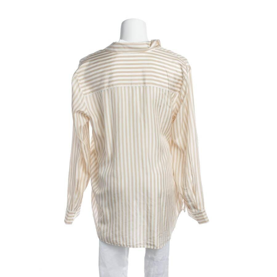 Image 2 of Silk Shirt 42 Beige in color White | Vite EnVogue