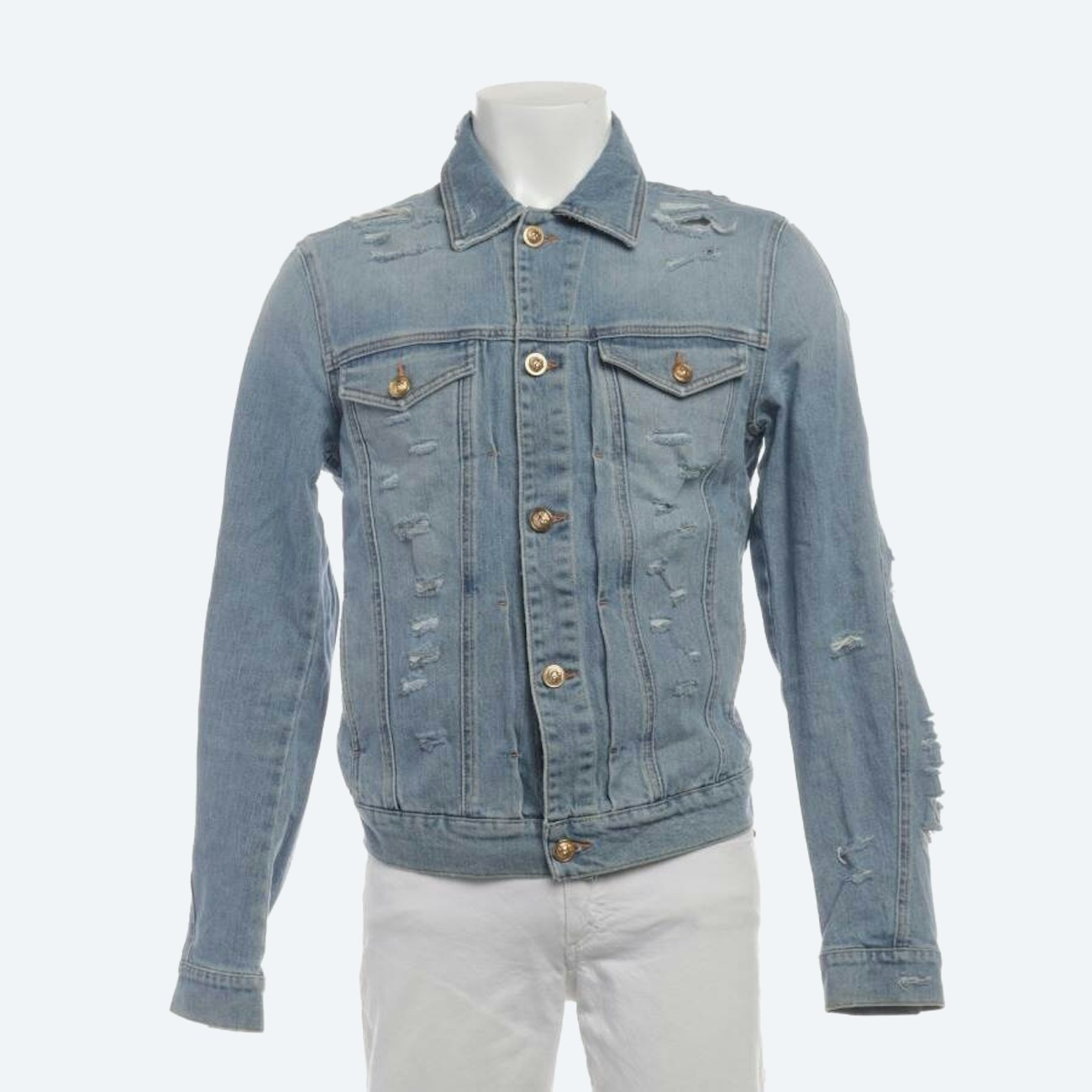 Image 1 of Jeans Jacket 48 Light Blue in color Blue | Vite EnVogue