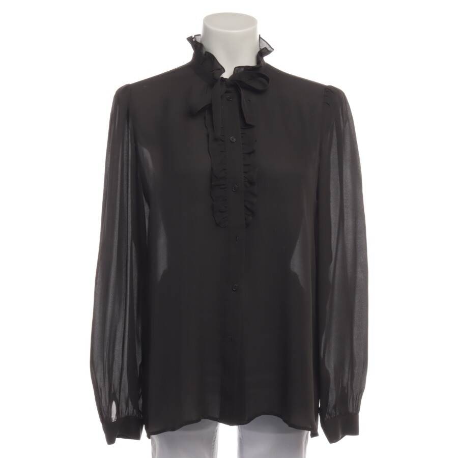 Image 1 of Silk Shirt L Black in color Black | Vite EnVogue