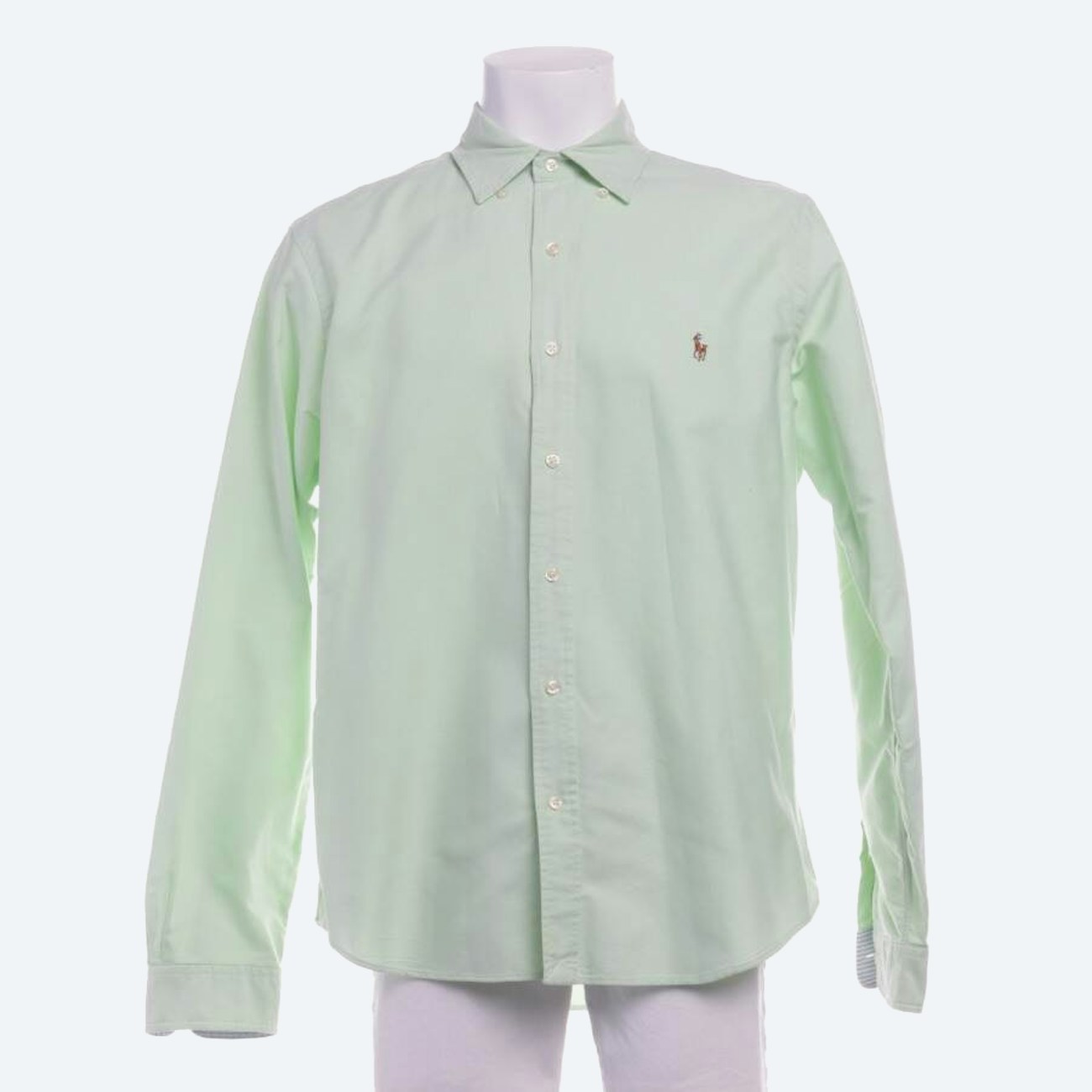 Image 1 of Casual Shirt L Light Green in color Green | Vite EnVogue