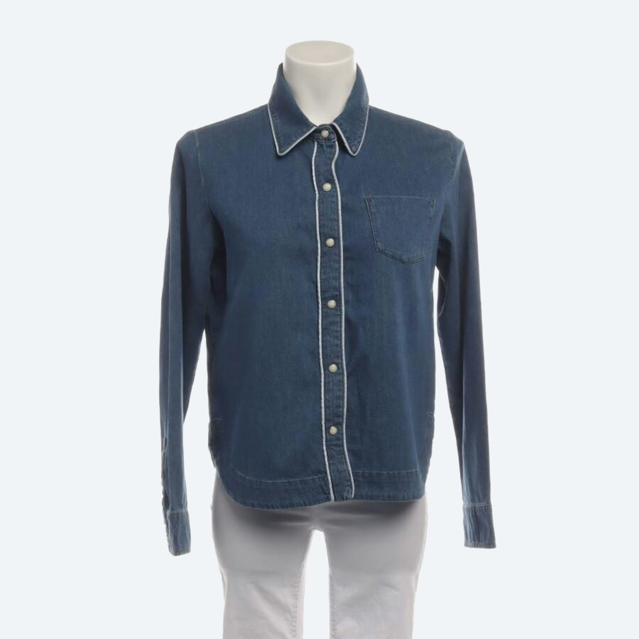 Image 1 of Jeans Shirt 38 Navy in color Blue | Vite EnVogue