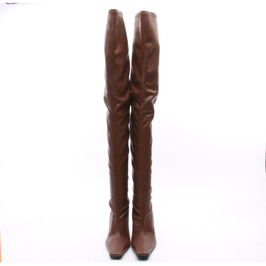 Image 2 of Overknee Boots EUR 40.5 Brown in color Brown | Vite EnVogue