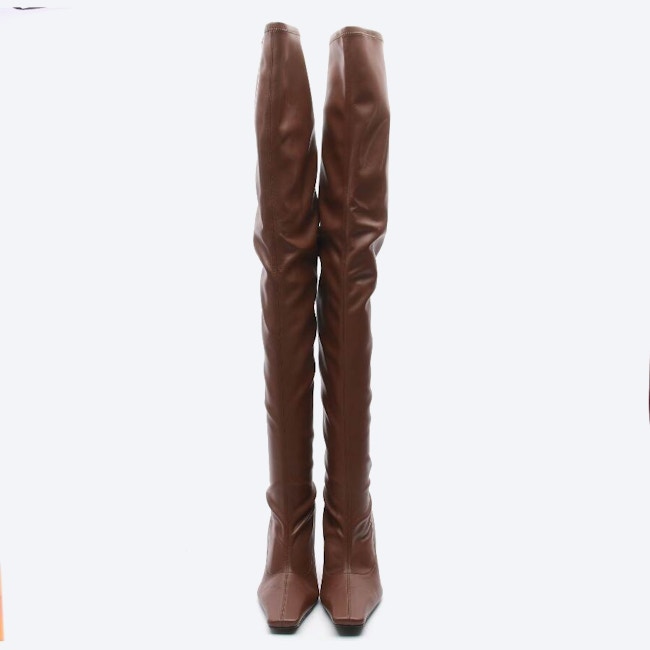 Image 2 of Overknee Boots EUR 40.5 Brown in color Brown | Vite EnVogue