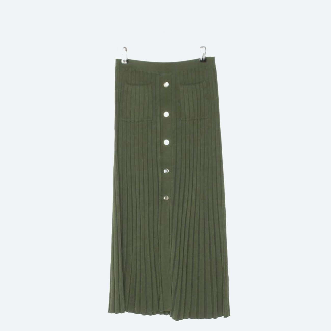 Image 1 of Skirt 34 Green in color Green | Vite EnVogue