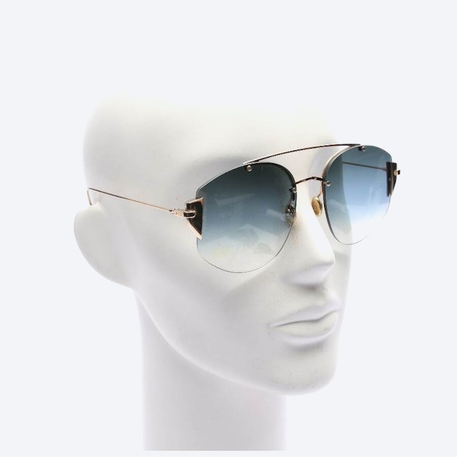 Image 2 of 000NE Sunglasses Gold in color Metallic | Vite EnVogue