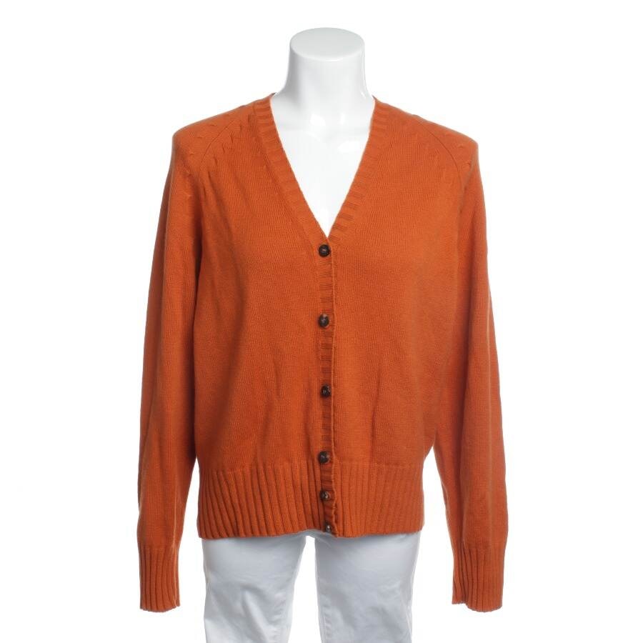 Image 1 of Cashmere Cardigan XL Orange in color Orange | Vite EnVogue