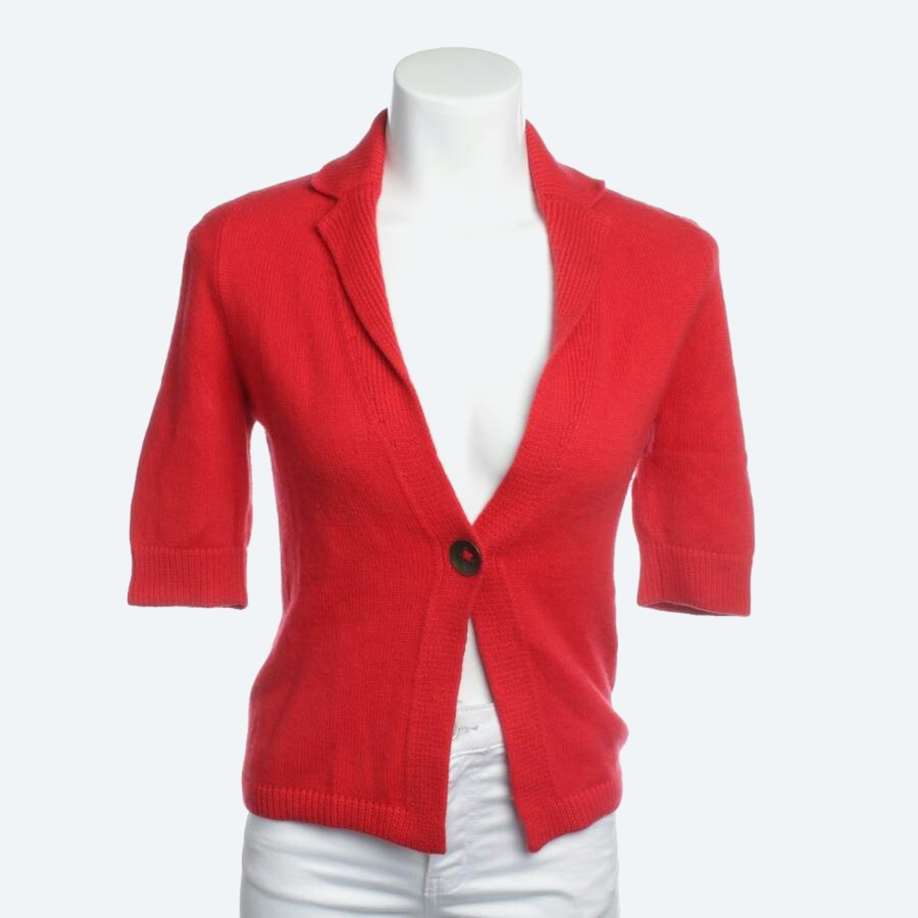 Image 1 of Cashmere Cardigan M Red in color Red | Vite EnVogue