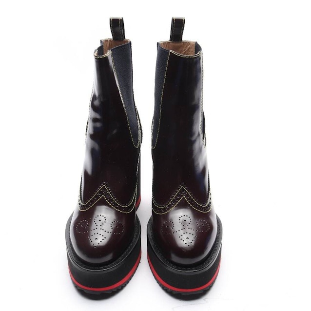 Ankle Boots EUR38 Bordeaux | Vite EnVogue