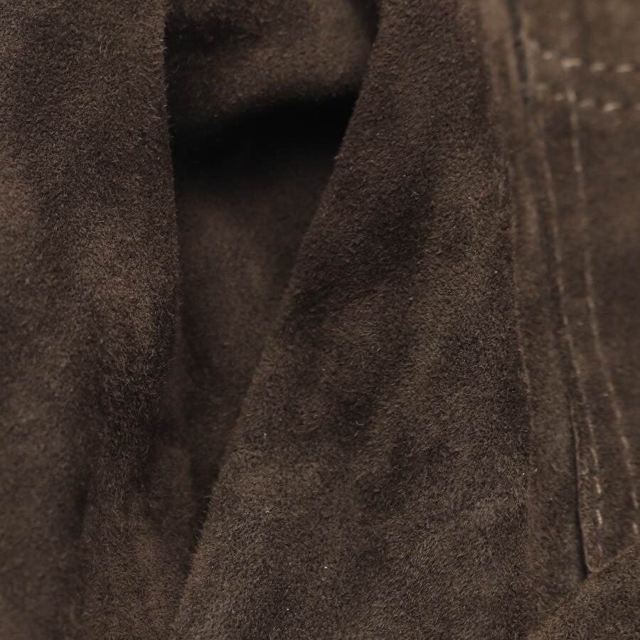 Image 5 of Leather Coat 34 Dark Brown in color Brown | Vite EnVogue