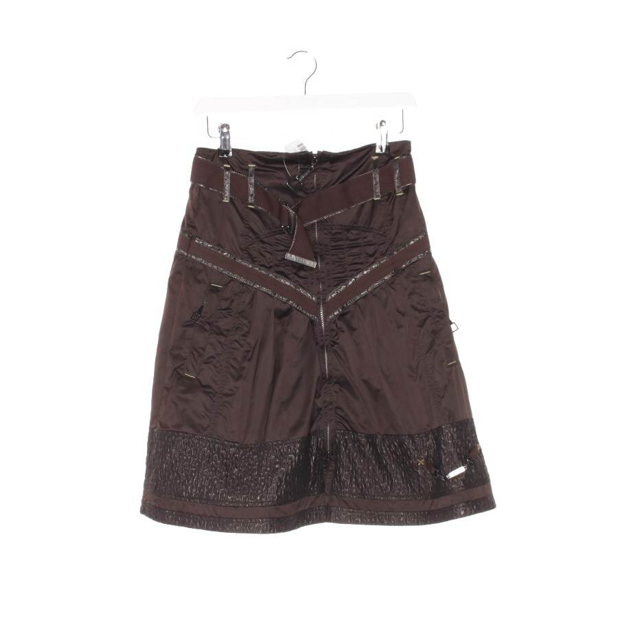 Image 1 of Skirt 38 Dark Brown in color Brown | Vite EnVogue