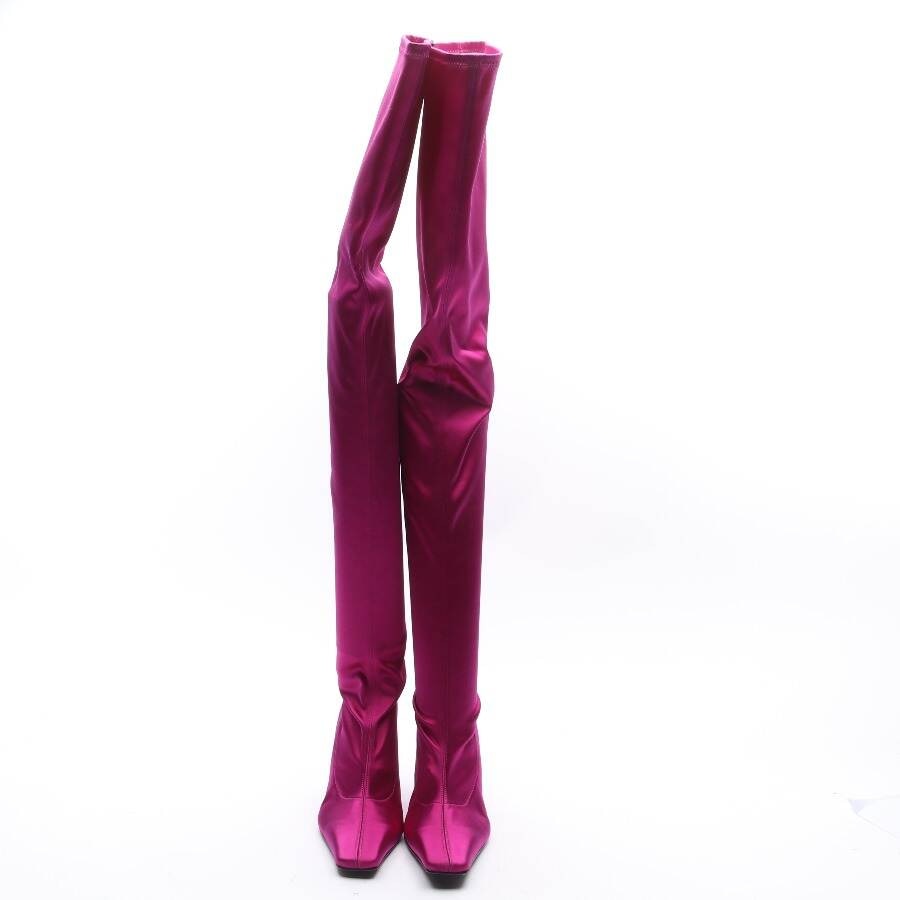 Image 2 of Overknee Boots EUR 39.5 Purple in color Purple | Vite EnVogue