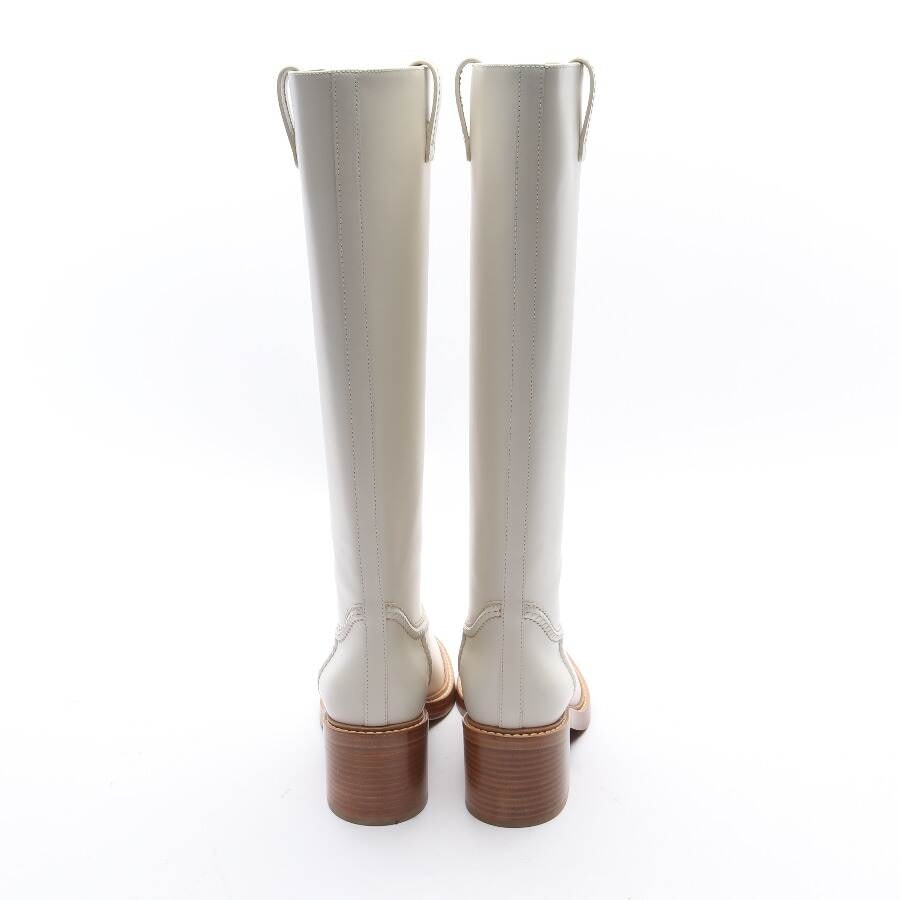 Image 3 of Boots EUR 38.5 Beige in color White | Vite EnVogue