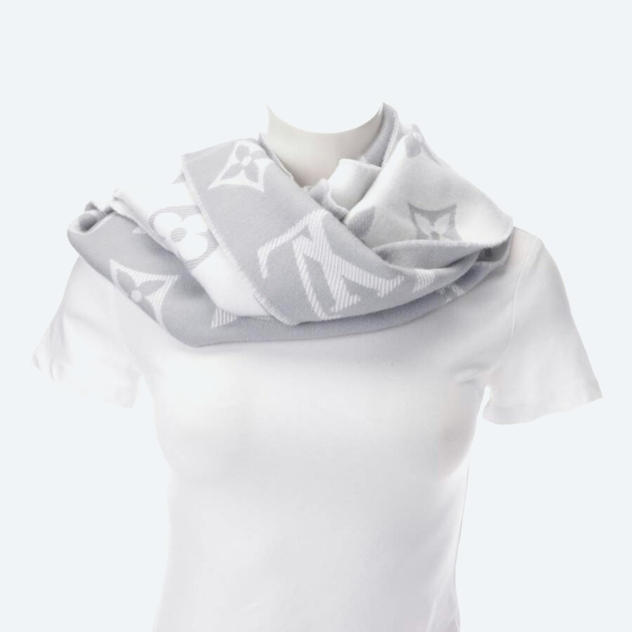 Bild 1 von Wollschal Beige in Farbe Weiß | Vite EnVogue