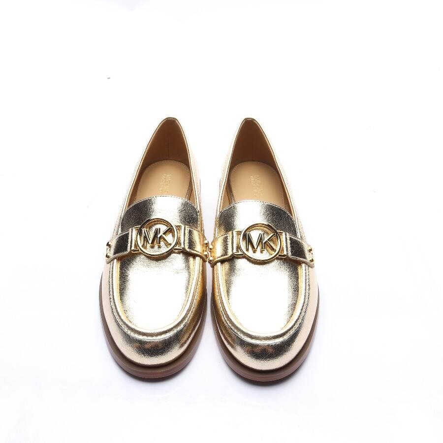 Image 2 of Loafers EUR 39 Gold in color Metallic | Vite EnVogue