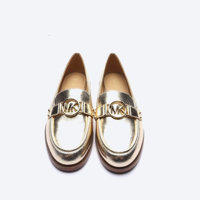 Image 2 of Loafers EUR 39 Gold in color Metallic | Vite EnVogue