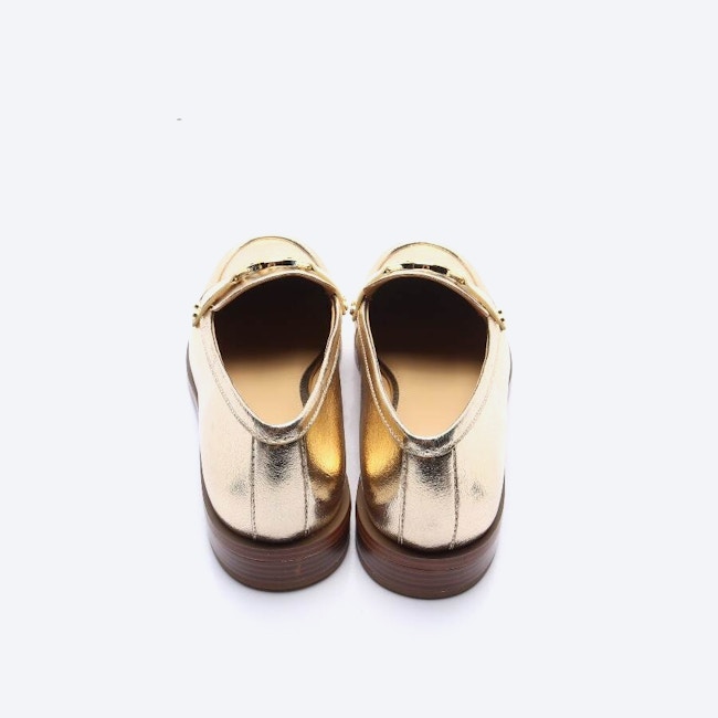 Image 3 of Loafers EUR 39 Gold in color Metallic | Vite EnVogue