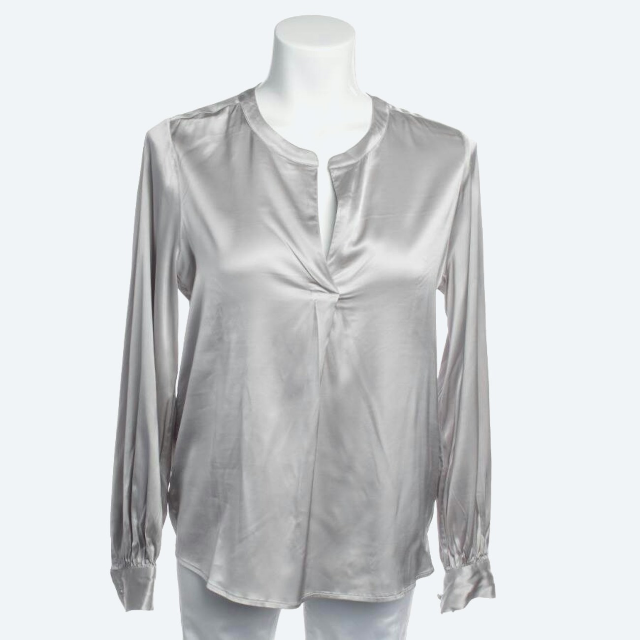 Image 1 of Shirt Blouse XS Light Gray in color Gray | Vite EnVogue