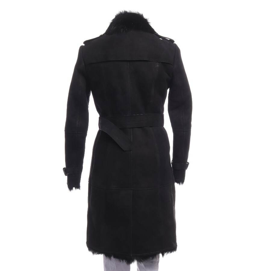 Image 2 of Leather Coat 34 Black in color Black | Vite EnVogue