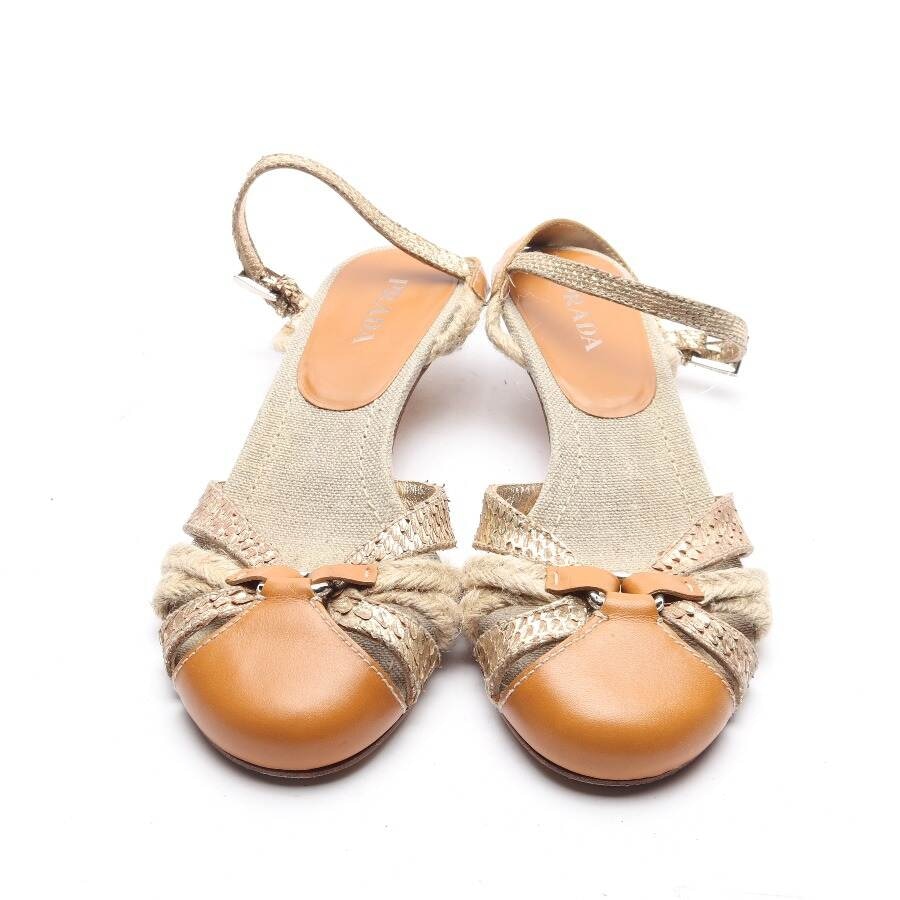 Image 2 of Heeled Sandals EUR 39.5 Beige in color White | Vite EnVogue