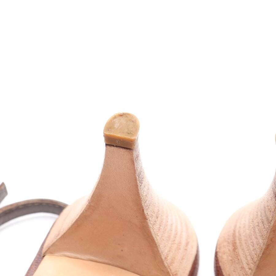 Image 6 of Heeled Sandals EUR 39.5 Brown in color Brown | Vite EnVogue